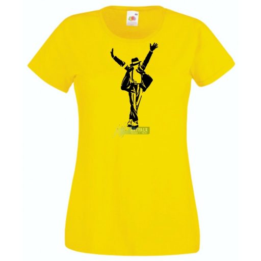 Retro Michael Jackson női rövid ujjú póló