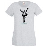 Retro Michael Jackson női rövid ujjú póló