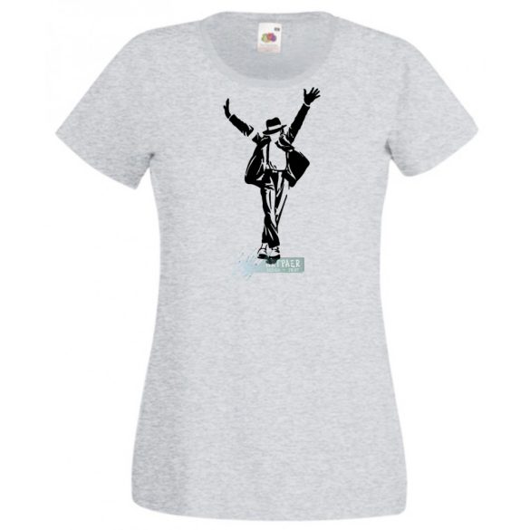 Retro Michael Jackson női rövid ujjú póló