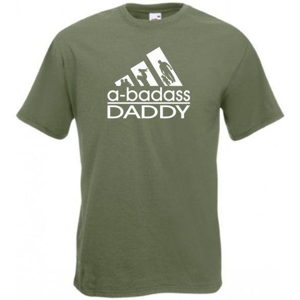 A-badass Daddy férfi rövid ujjú póló