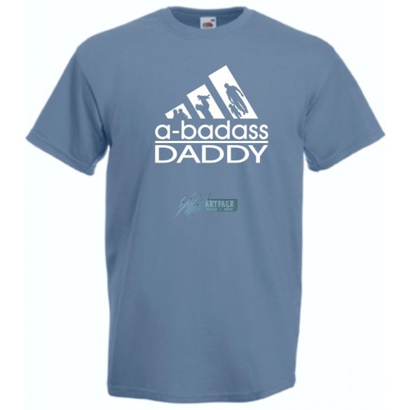 A-badass Daddy férfi rövid ujjú póló