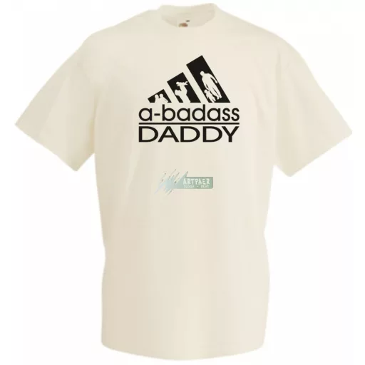A-badass Daddy férfi rövid ujjú póló