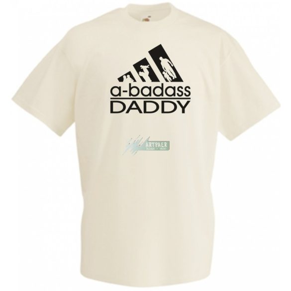 A-badass Daddy férfi rövid ujjú póló