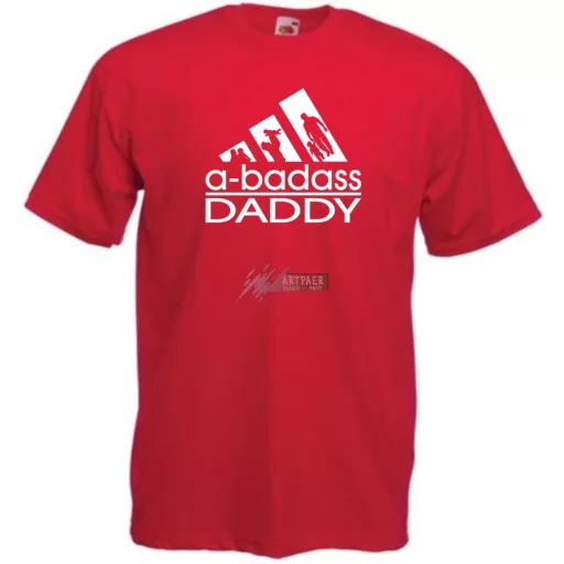A-badass Daddy férfi rövid ujjú póló