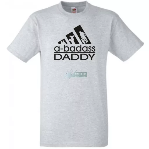 A-badass Daddy férfi rövid ujjú póló