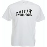 Evolúció szakács férfi rövid ujjú póló