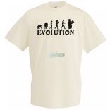 Evolúció szakács férfi rövid ujjú póló
