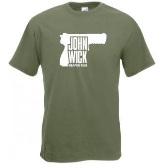 John Wick Weapon Pack férfi rövid ujjú póló