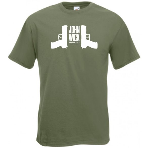 John Wick Weapon Pack férfi rövid ujjú póló