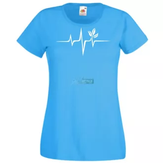 Vegan EKG női rövid ujjú póló