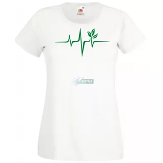 Vegan EKG női rövid ujjú póló