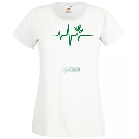 Vegan EKG női rövid ujjú póló