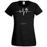 Vegan EKG női rövid ujjú póló