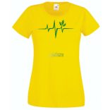 Vegan EKG női rövid ujjú póló