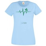 Vegan EKG női rövid ujjú póló