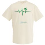 Vegan EKG férfi rövid ujjú póló