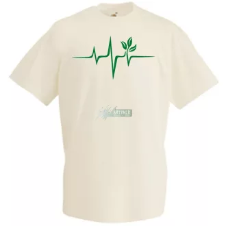 Vegan EKG férfi rövid ujjú póló