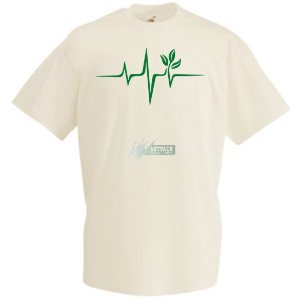 Vegan EKG férfi rövid ujjú póló