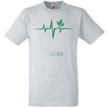 Vegan EKG férfi rövid ujjú póló