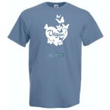 Vegan - Szív pillangók férfi rövid ujjú póló