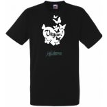 Vegan - Szív pillangók férfi rövid ujjú póló