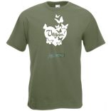 Vegan - Szív pillangók férfi rövid ujjú póló