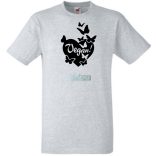 Vegan - Szív pillangók férfi rövid ujjú póló