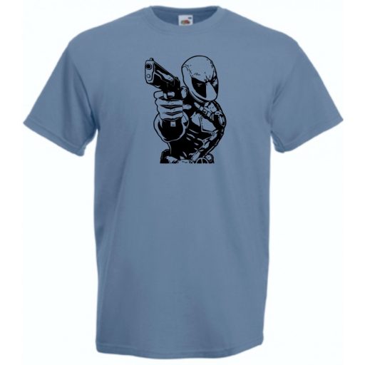 Hősök minima Deadpool férfi rövid ujjú póló