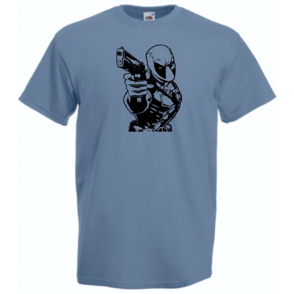 Hősök minima Deadpool férfi rövid ujjú póló