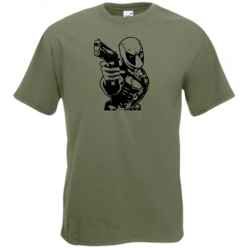 Hősök minima Deadpool férfi rövid ujjú póló