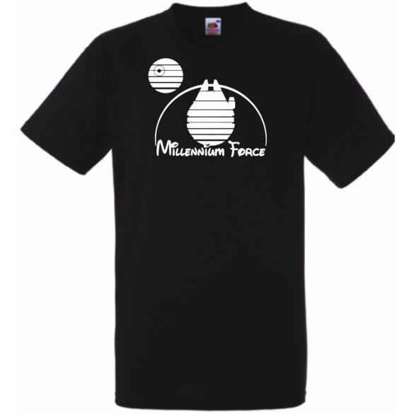 Humor Millenium Force férfi rövid ujjú póló