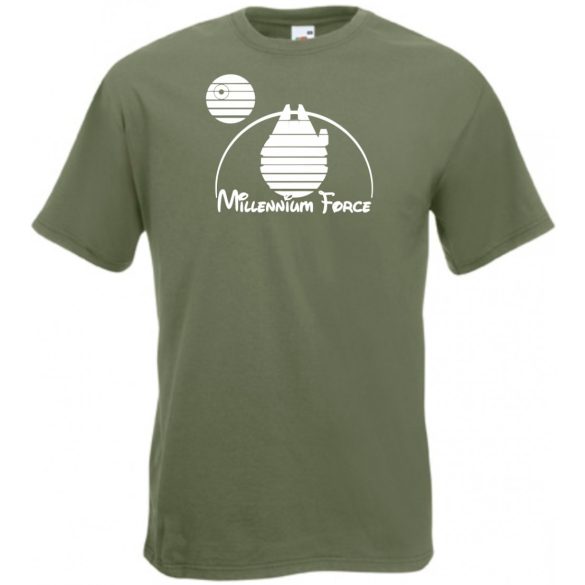 Humor Millenium Force férfi rövid ujjú póló