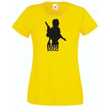 Hősök minima Han Solo női rövid ujjú póló