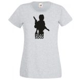 Hősök minima Han Solo női rövid ujjú póló