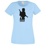 Hősök minima Han Solo női rövid ujjú póló