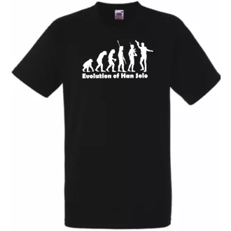 Evolution Han Solo férfi rövid ujjú póló