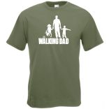 Humor-paródia Walking DAD férfi rövid ujjú póló