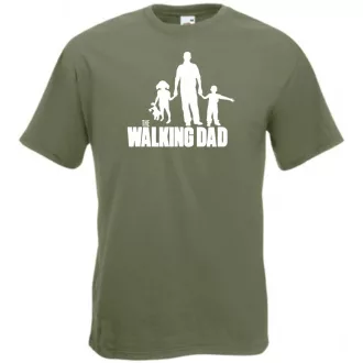 Humor-paródia Walking DAD férfi rövid ujjú póló