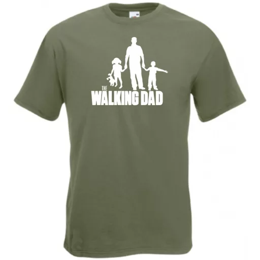 Humor-paródia Walking DAD férfi rövid ujjú póló