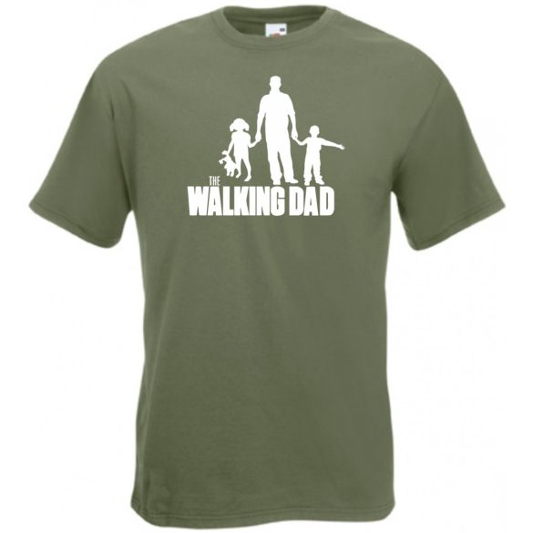 Humor-paródia Walking DAD férfi rövid ujjú póló
