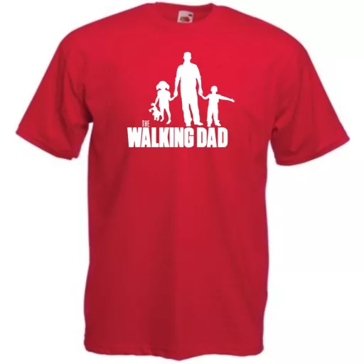 Humor-paródia Walking DAD férfi rövid ujjú póló