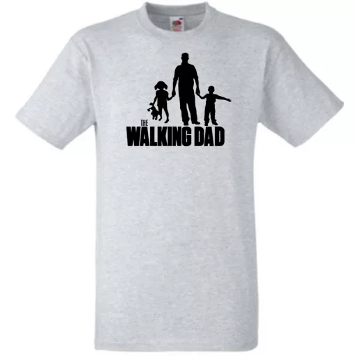 Humor-paródia Walking DAD férfi rövid ujjú póló