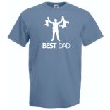 Humor-paródia Best DAD férfi rövid ujjú póló