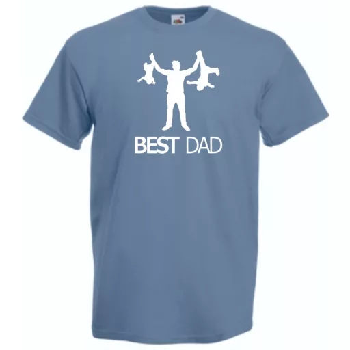 Humor-paródia Best DAD férfi rövid ujjú póló