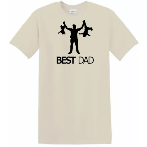 Humor-paródia Best DAD férfi rövid ujjú póló