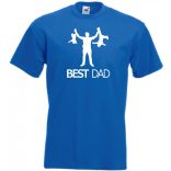 Humor-paródia Best DAD férfi rövid ujjú póló