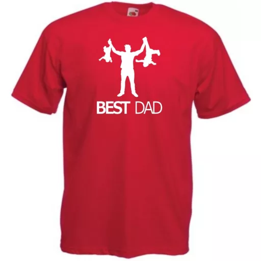 Humor-paródia Best DAD férfi rövid ujjú póló