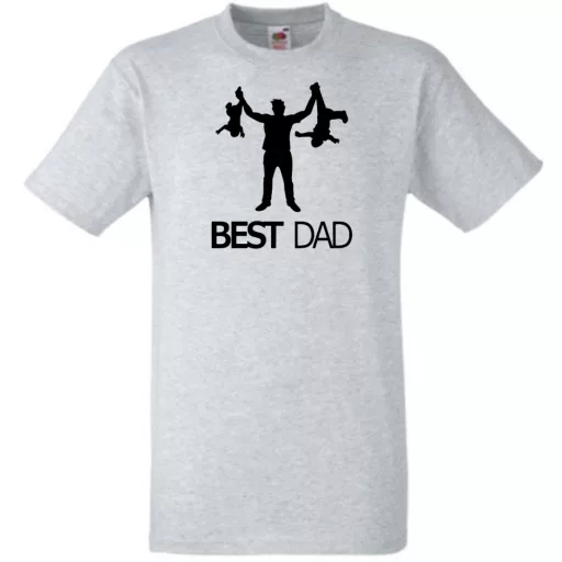 Humor-paródia Best DAD férfi rövid ujjú póló