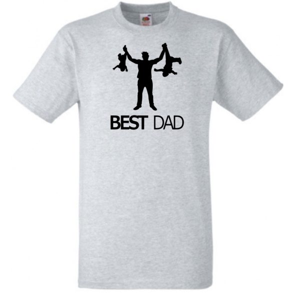 Humor-paródia Best DAD férfi rövid ujjú póló