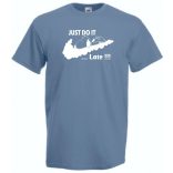 Humor Just Do It ... Late férfi rövid ujjú póló